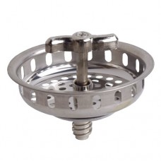 DANCO Twist Tight Kitchen Sink Basket Strainer  3-1/2 Inch  Chrome  1-Pack (86800) - B00FI6UNTY